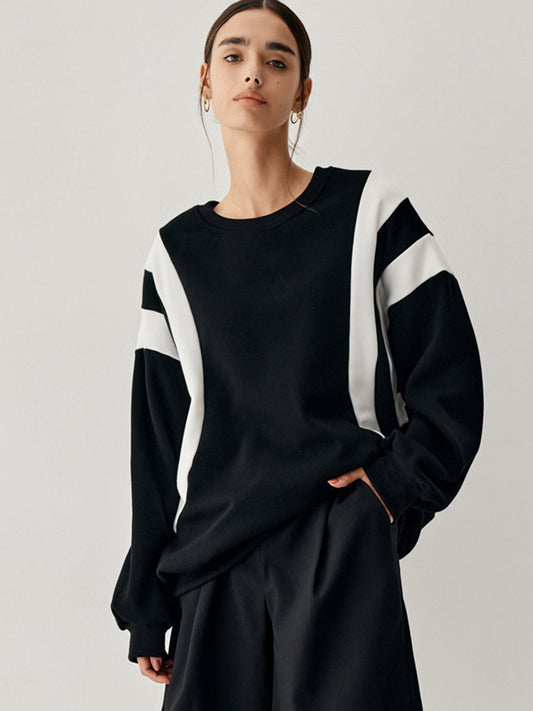 Panel Oversized Sweatshirt